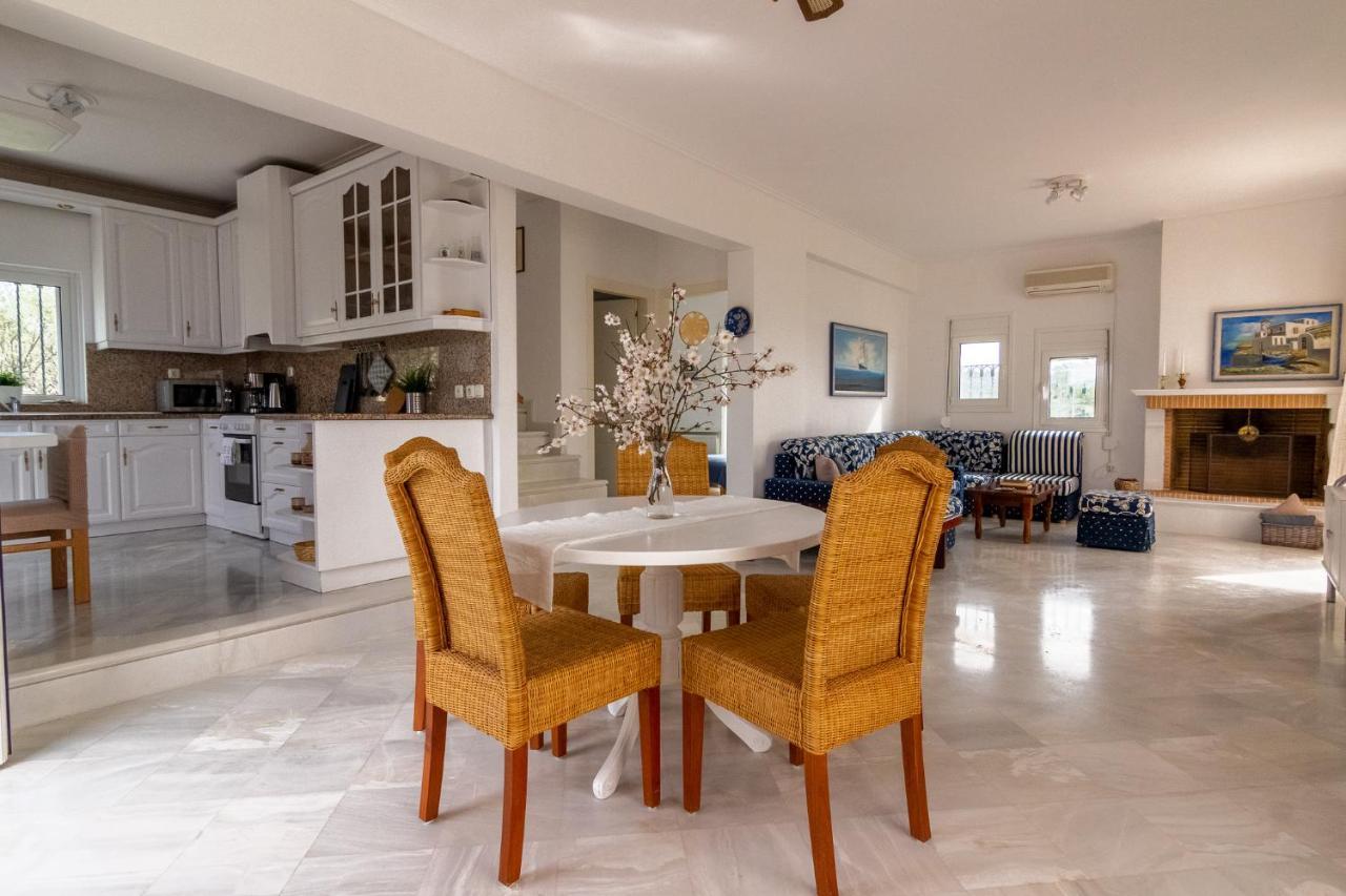 Villa House With Amazing Ocean View And Patio - Pool Porto Heli Exterior foto