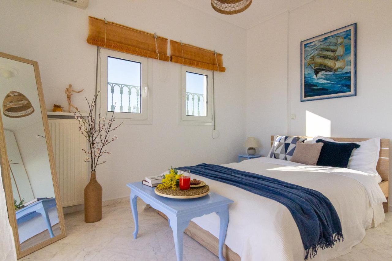 Villa House With Amazing Ocean View And Patio - Pool Porto Heli Exterior foto