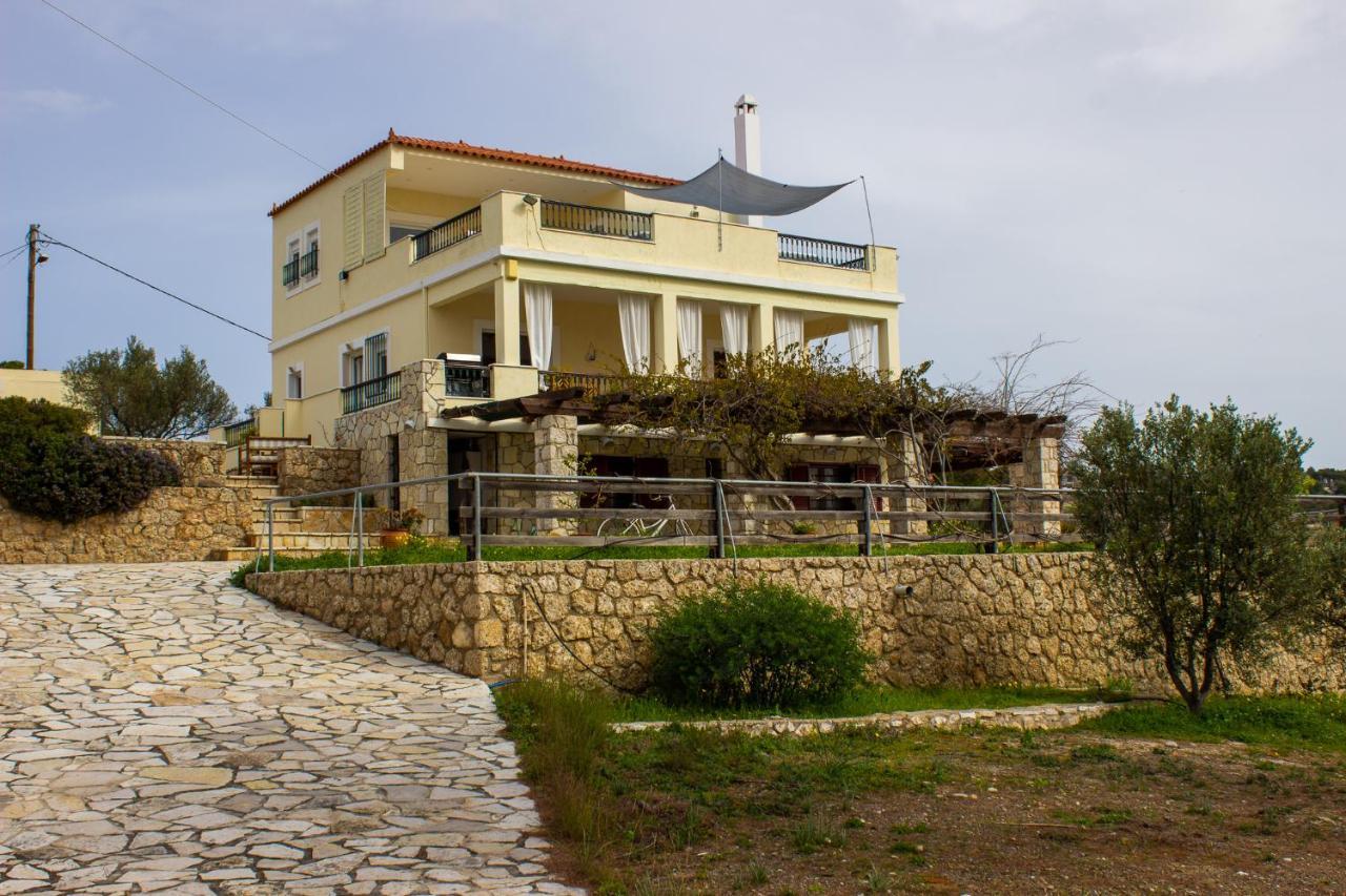 Villa House With Amazing Ocean View And Patio - Pool Porto Heli Exterior foto